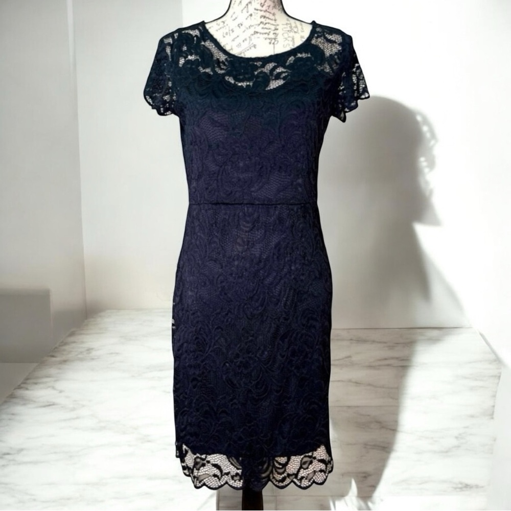 NWT Black Lace Cocktail Dress for Women Size M Medium - Picture 12 of 12